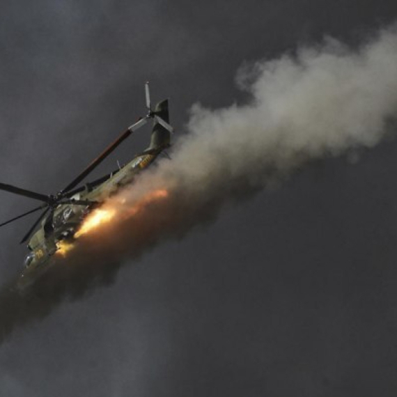 Ruski helikopter gruva; Tokom noći uništavanje