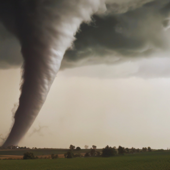Snimljen vrtlog; Meteorolog: To je tornado VIDEO
