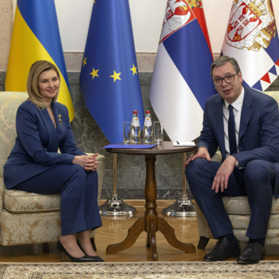 Vučić se sastao sa Olenom Zelenskom: Razgovarali smo o kulturnim vezama između naših naroda FOTO