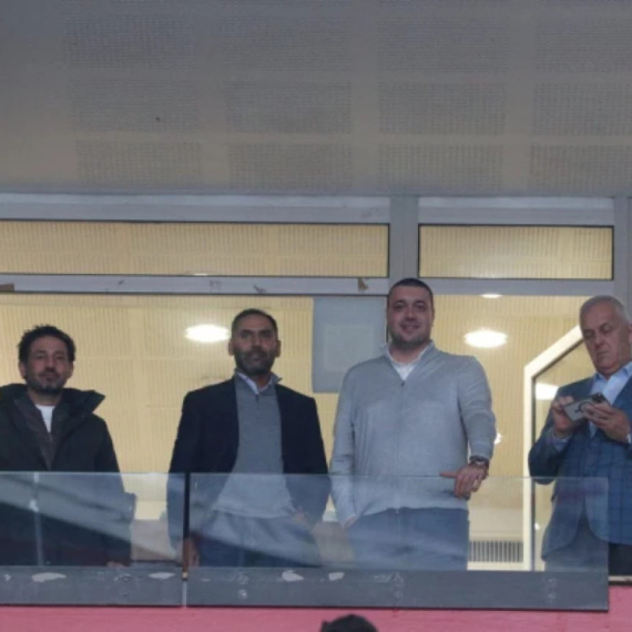 Dubai Basketball Club owner Abdula Al Nabudah in the "Belgrade Arena"