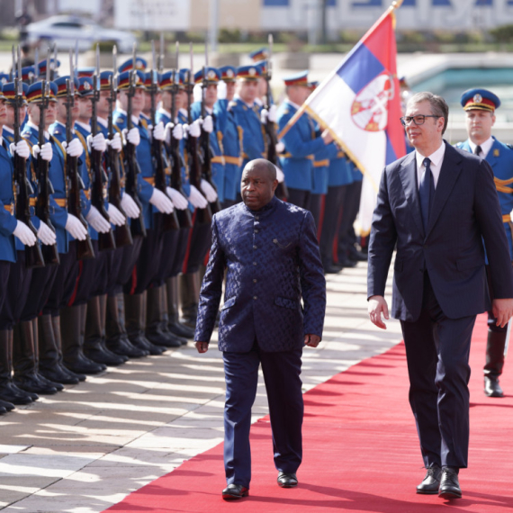 Vučić hosts the President of Burundi: A tete-a-tete meeting is underway at the Palace of Serbia VIDEO