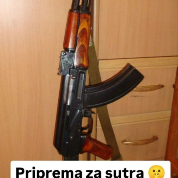 Evo kako se blokader spremio za protest u Beogradu: Poneo pušku sa eksplozivom FOTO