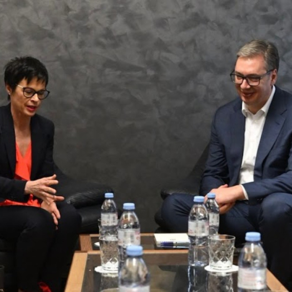 Vučić sa Martom Kos u Briselu: Priprema za važne razgovore sa Ursulom fon der Lajen FOTO