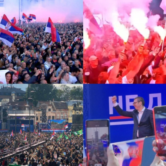Vučić: "Večeras je oslobođen Niš. Gotovo je sa vašim zahtevima"; Ori se "Aco, Srbine!"
