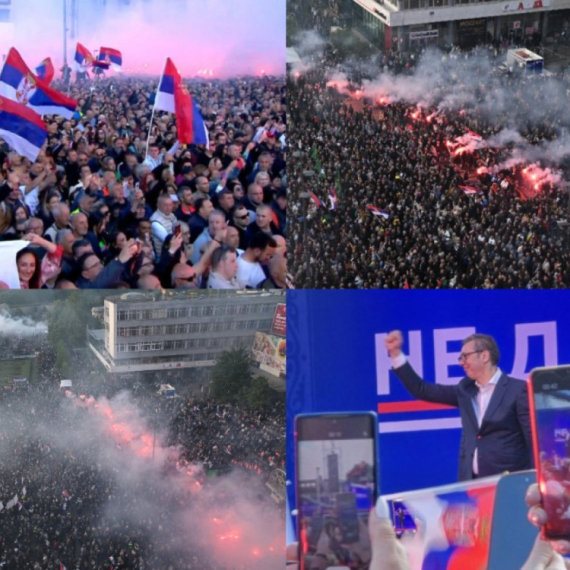 Vučić: "Večeras je oslobođen Niš. Gotovo je sa vašim zahtevima"; Ori se "Aco, Srbine!"