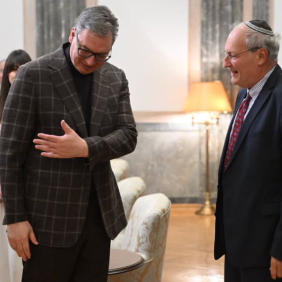 Vučić with Zuroff:I'm grateful for everything he did re: the truth on suffering of Serbian people in Jasenovac