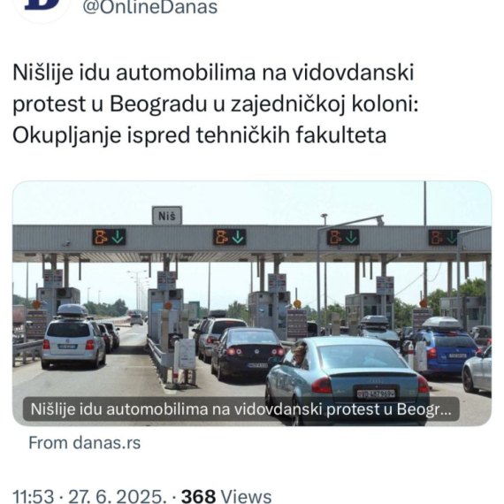 Nova brutalna laž opozicionih medija: Stavili sliku gužve na naplatnoj rampi, izmislili celu priču FOTO