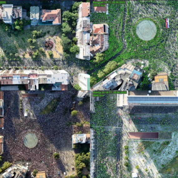 Tri puta manje ljudi nego 15. marta FOTO