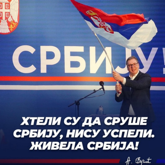Vučić: "Hteli su da sruše Srbiju. Nisu uspeli" FOTO