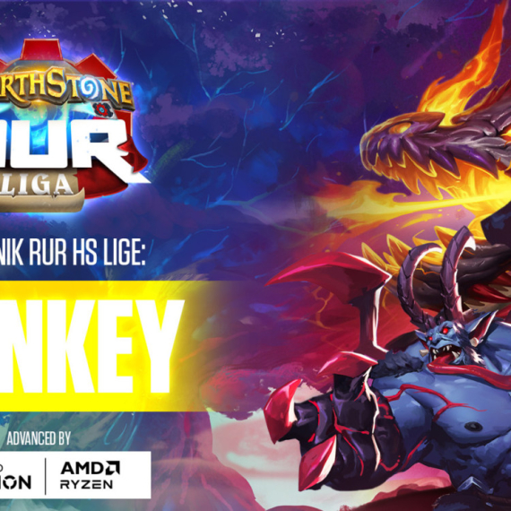 D0nkey je šampion RUR Hearthstone Lige