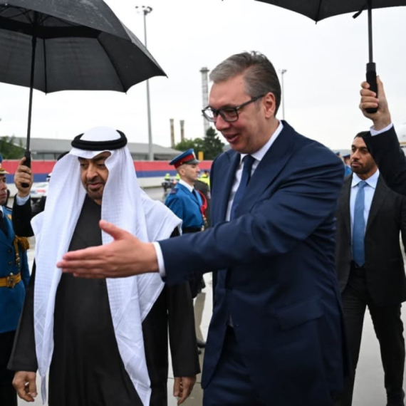 A cordial meeting; Vučić welcomed Mohammed bin Zayed: The man who showed his attitude towards Serbia in action