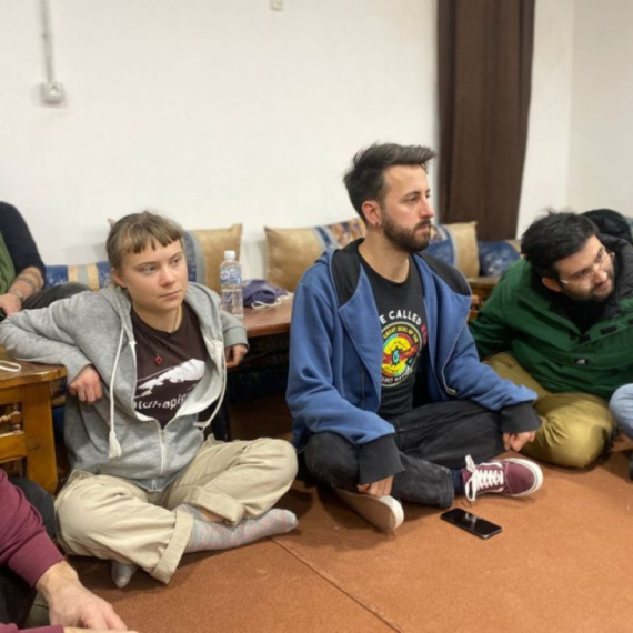 Greta sa blokaderima rušila Srbiju, pa potrčala u Bosnu da kaze kako su srbi genocidni narod FOTO