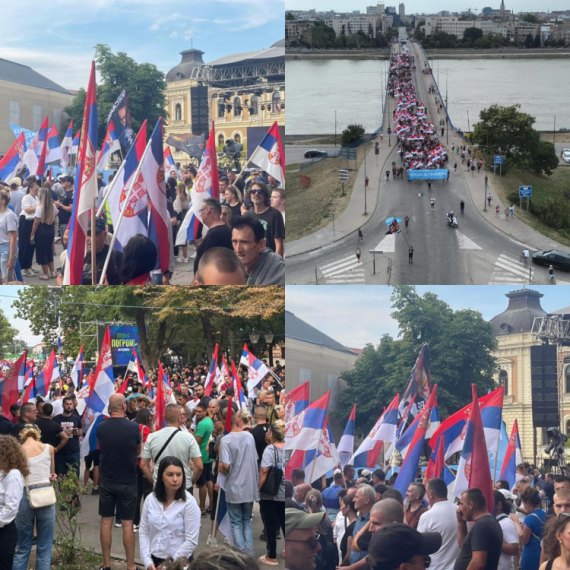 Obeležava se 30 godina od zločinačke "Oluje"; Srbi stigli peške iz Novog Sada u Sremske Karlovace FOTO/VIDEO