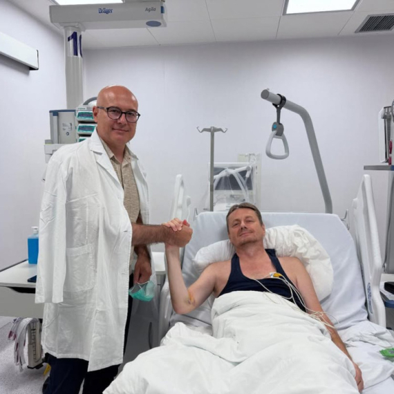 Vučević posetio Darka Glišića u bolnici: "Uskoro nastavljamo" FOTO