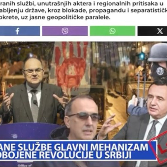 Lažomer: "Strane službe glavni mehanizam obojene revolucije u Srbiji" VIDEO