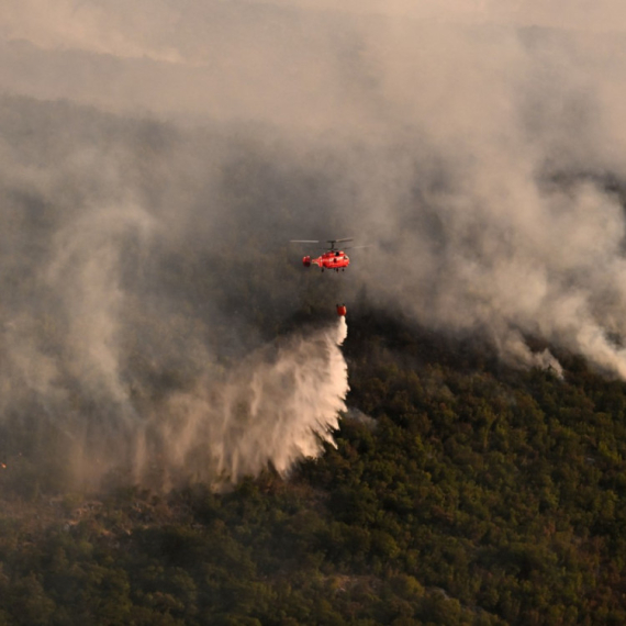 Srpski piloti u akciji: "Kamov Ka-32" izbacio 248 tona vode; "Uvek spremni da pomognemo" VIDEO