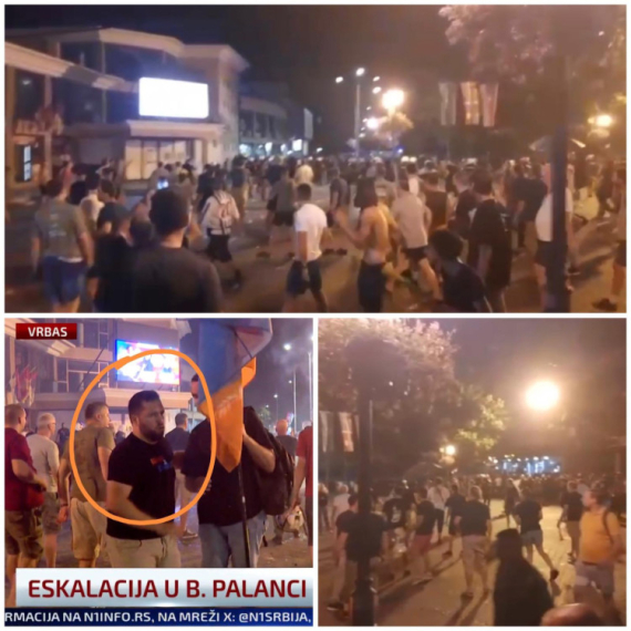 Blokaderi bacali topovske udare, baklje i cigle; Među njima Pogačar i Brković VIDEO