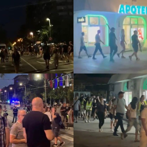 Okupljanje kod Generalštaba; Blokaderi žele uništenje srpske vojske; Gađali kamenicama prostorije SNS u NS