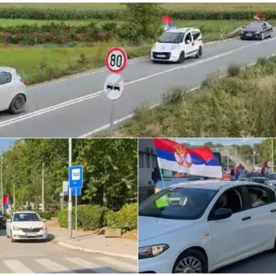 Građani protiv blokada: Narod iz Kraljeva krenuo u Rašku; Valjevo krenulo za Ub na skup VIDEO