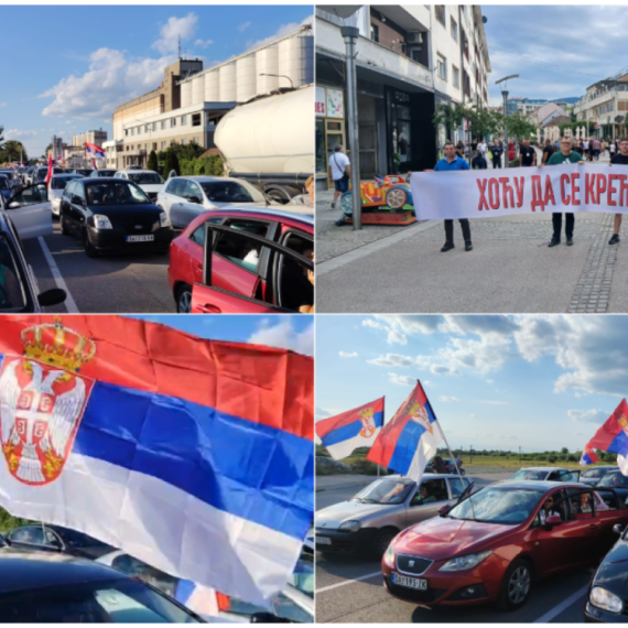 Građani protiv blokada: Narod krenuo na skup; Valjevo, Kraljevo, Loznica... Vijore se trobojke FOTO/VIDEO