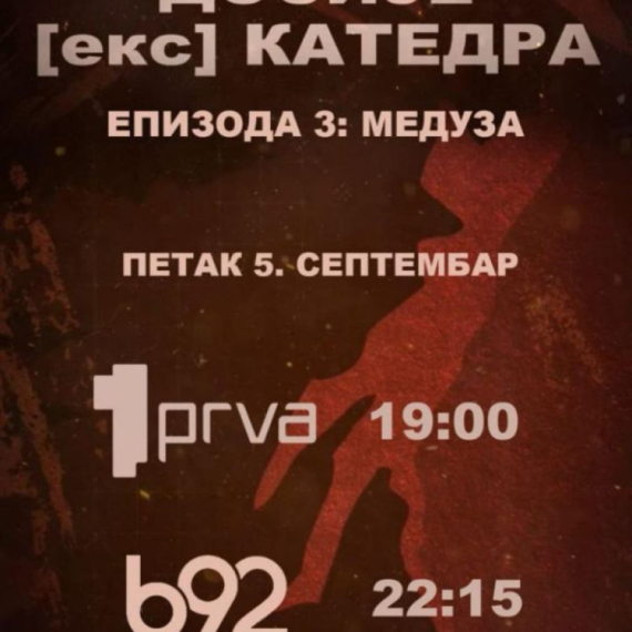 Ekskluzivno: Dosije (eks) katedra epizoda "Meduza" premijerno na malim ekranima