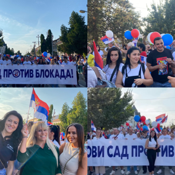 Najveći skup; Građani se okupljaju u 120 mesta širom Srbije; Novi Sad ustao protiv blokada FOTO/VIDEO