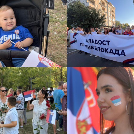 Građani Borče ustali protiv blokada: "Želimo normalan život, normalno obrazovanje!" FOTO/VIDEO