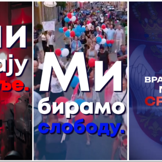 Video koji sve objašnjava; Vučić: Oni biraju nasilje, mi biramo slobodu VIDEO