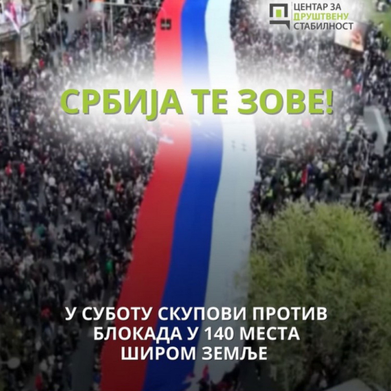 Novi skup građana protiv blokada; Okupljanje u 130-140 mesta u Srbiji; Očekuje se više od 150.000 ljudi VIDEO