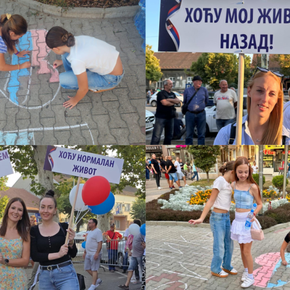 Prelepi prizori u Staroj Pazovi: Deca i građani protiv blokada FOTO/VIDEO