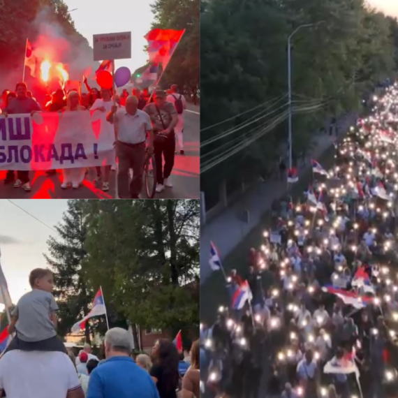 Veliki broj građana na ulicama Niša; Ljudima je dosta terora i nasilja FOTO/VIDEO