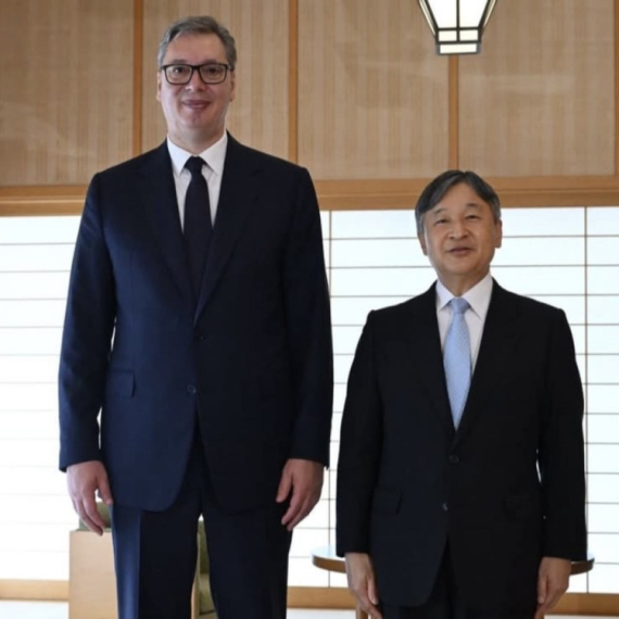 Velika čast: Car Naruhito lično dočekao Vučića u Carskoj palati; "Potvrda dubokog međusobnog poštovanja" FOTO