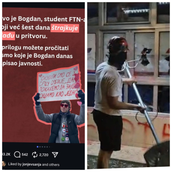 Digla se prašina zbog hapšenja blokadera Bogdana Jovičića; Evo ko je on zapravo FOTO/VIDEO