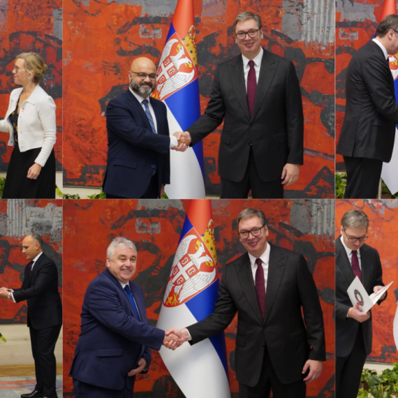 Vučić received credentials of newly appointed ambassadors in Serbia: Wishes for a successful term of office