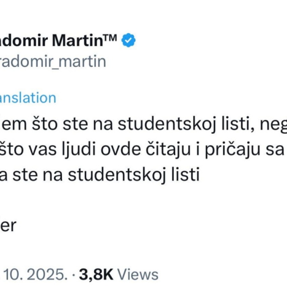 Poznati tviteraš "sahranio" nezavisne analitičare: Ljudi ne znaju da ste na studentskoj listi FOTO