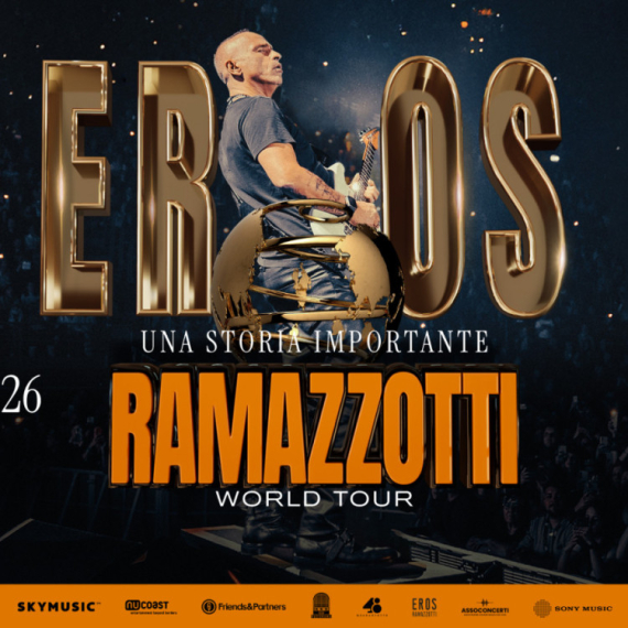 Eros Ramazzotti rasprodao dva koncerta u Amsterdamu na gala premijeri svetske turneje