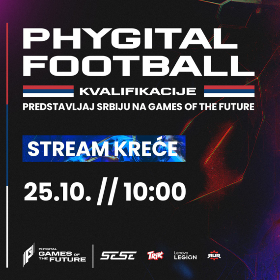 Pratite nacionalne Phygital Football kvalifikacije 25.10. od 10:00!