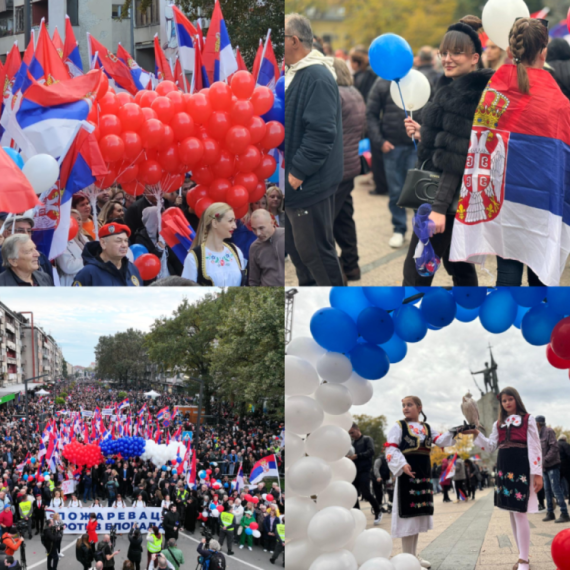 Veliki skupovi građana protiv blokada: Okupljanja u Požarevcu, Kraljevu, Vranju FOTO/VIDEO