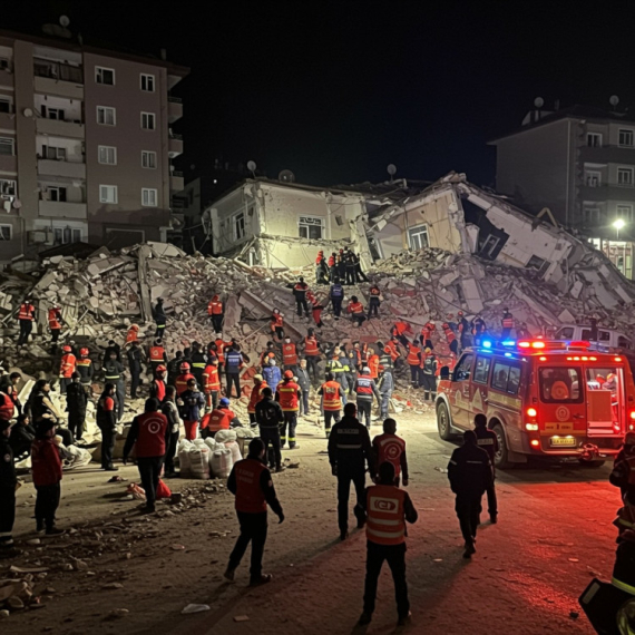 Jak zemljotres pogodio Tursku: Građani panično bežali; Srušene zgrade FOTO/VIDEO