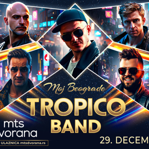 "Tropico bend" ponovo pred Beograđanima: 29. decembra u mts Dvorani