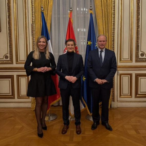 Brnabić sa specijalnim izaslanikom Francuske za Zapadni Balkan: Sa velikim prijateljem Srbije Reneom Trokazom