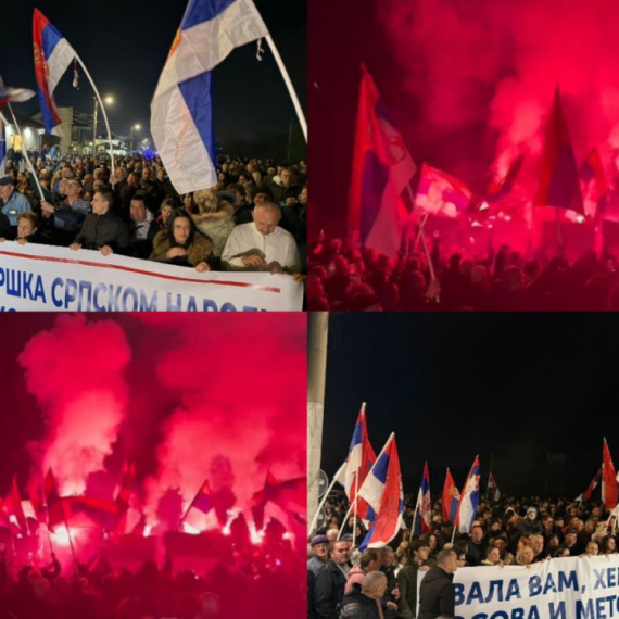 "Podržavaju Vučića i Srbiju"; Veličanstveno: Skoro 2.000 ljudi dočekalo Srbe sa KiM u Kraljevu FOTO/VIDEO