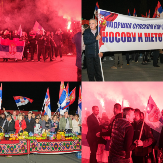 Srbi sa KiM stigli u Ljig; Glišić ih dočekao: "Svaka čast junaci, tako se voli Srbija"; Podrška Vučiću FOTO