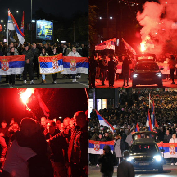 Nestvarne slike sa Trga Nikole Pašića; Nepregledne kolone ljudi, veličanstven doček Srba sa KiM FOTO/VIDEO