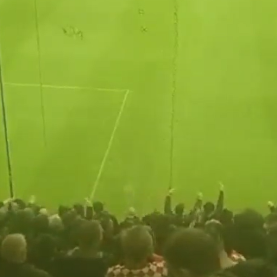 Sramno skandiranje u Podgorici: Huligani iz Hrvatske uzvikivali "ubij Srbina" VIDEO