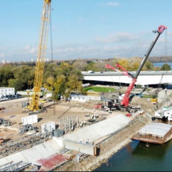 Parts for the new bridge over the Sava have arrived; Mali: We will see the outlines of Belgrade's new landmark