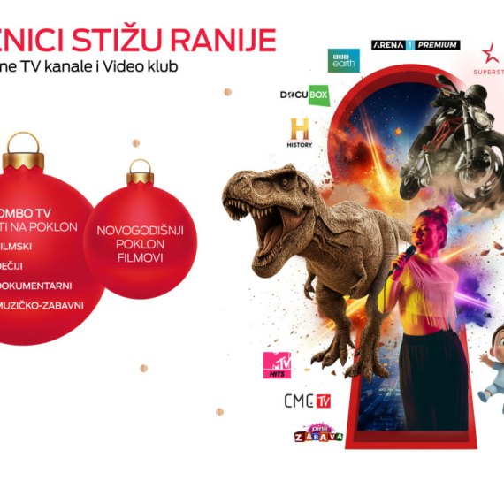 Telekom Srbija: Praznični TV spektakl, otključali smo vaše omiljene kanale
