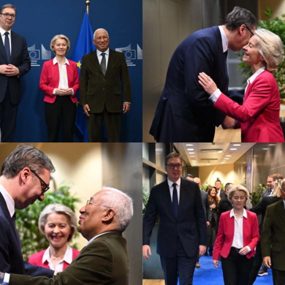 Vučić in Brussels with the two most important EU leaders; Dinner with Ursula von der Leyen and António Costa