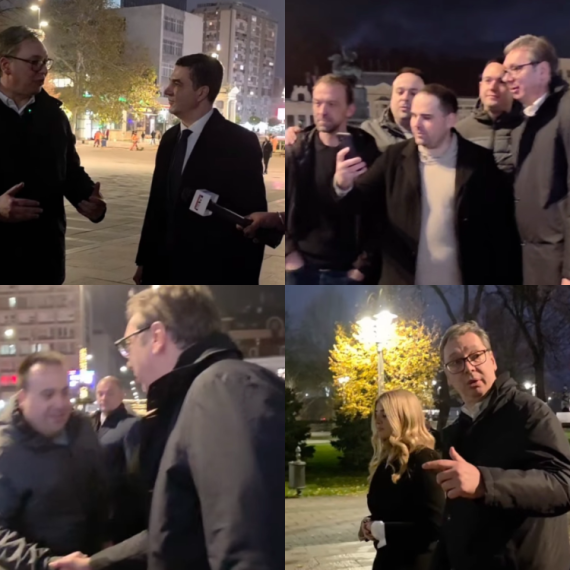 Vučić prošetao ulicama Niša: Zadovoljstvo je videti koliko je grad napredovao; Motiv da radimo još više VIDEO