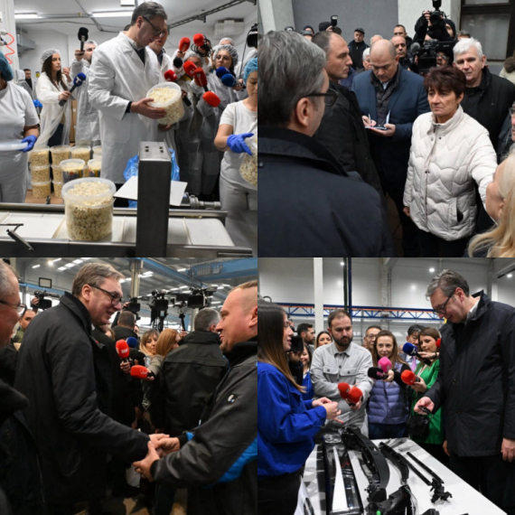 "Niš blokaderima rekao 'ne' – udaren pečat političke stabilnosti; Vučić pokazao građanima da je uz njih" FOTO